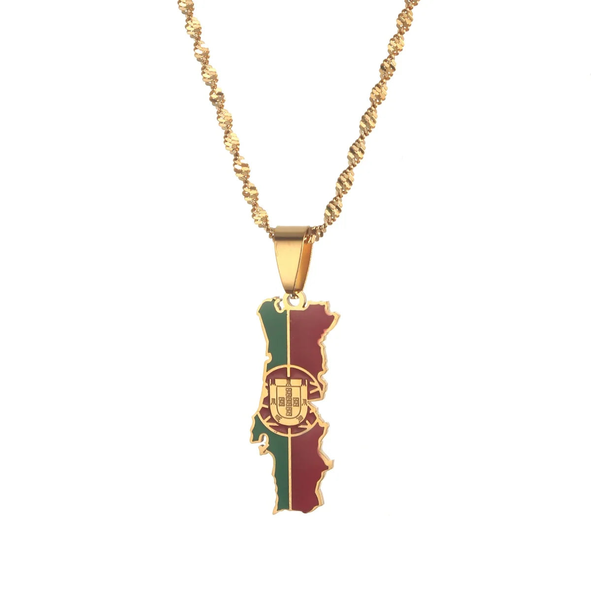 Portugal Flag Necklace – Arwino