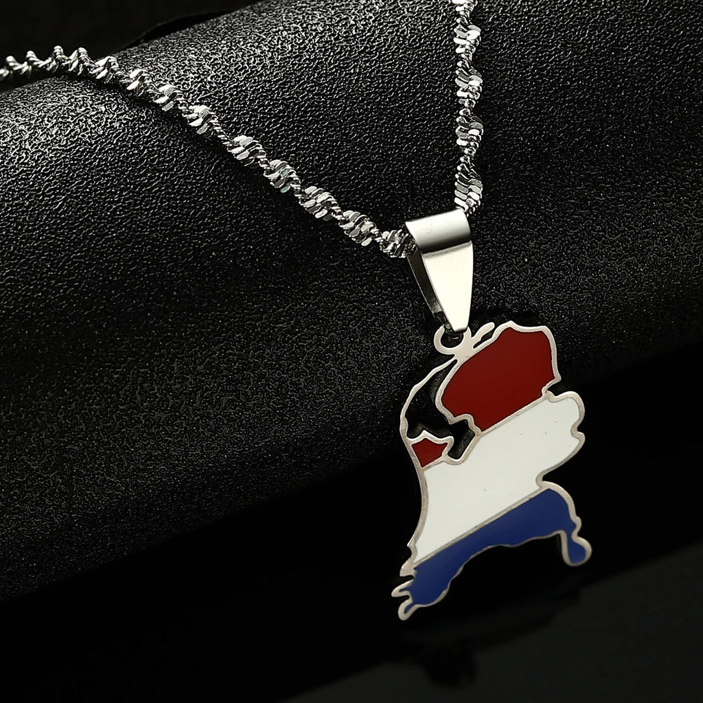 Netherlands Flag Necklace – Arwino