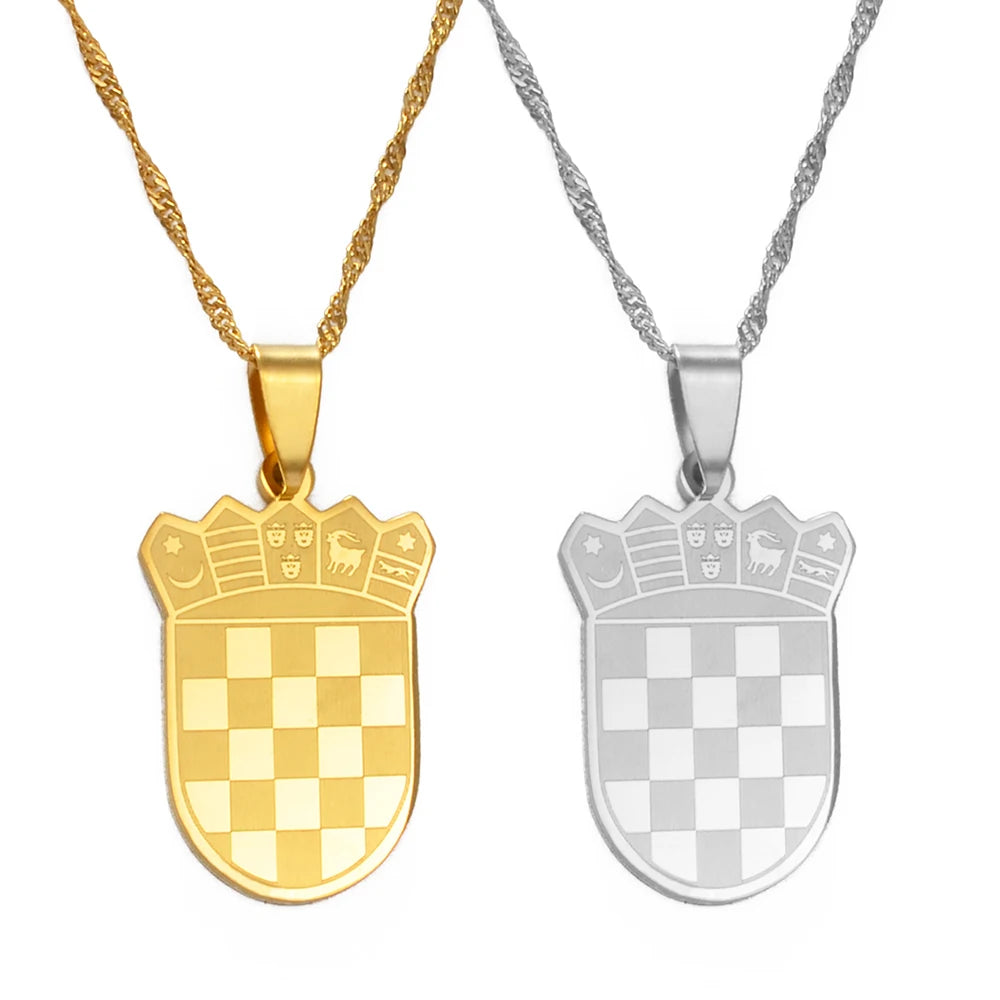 Croatia Flag Necklace – Arwino