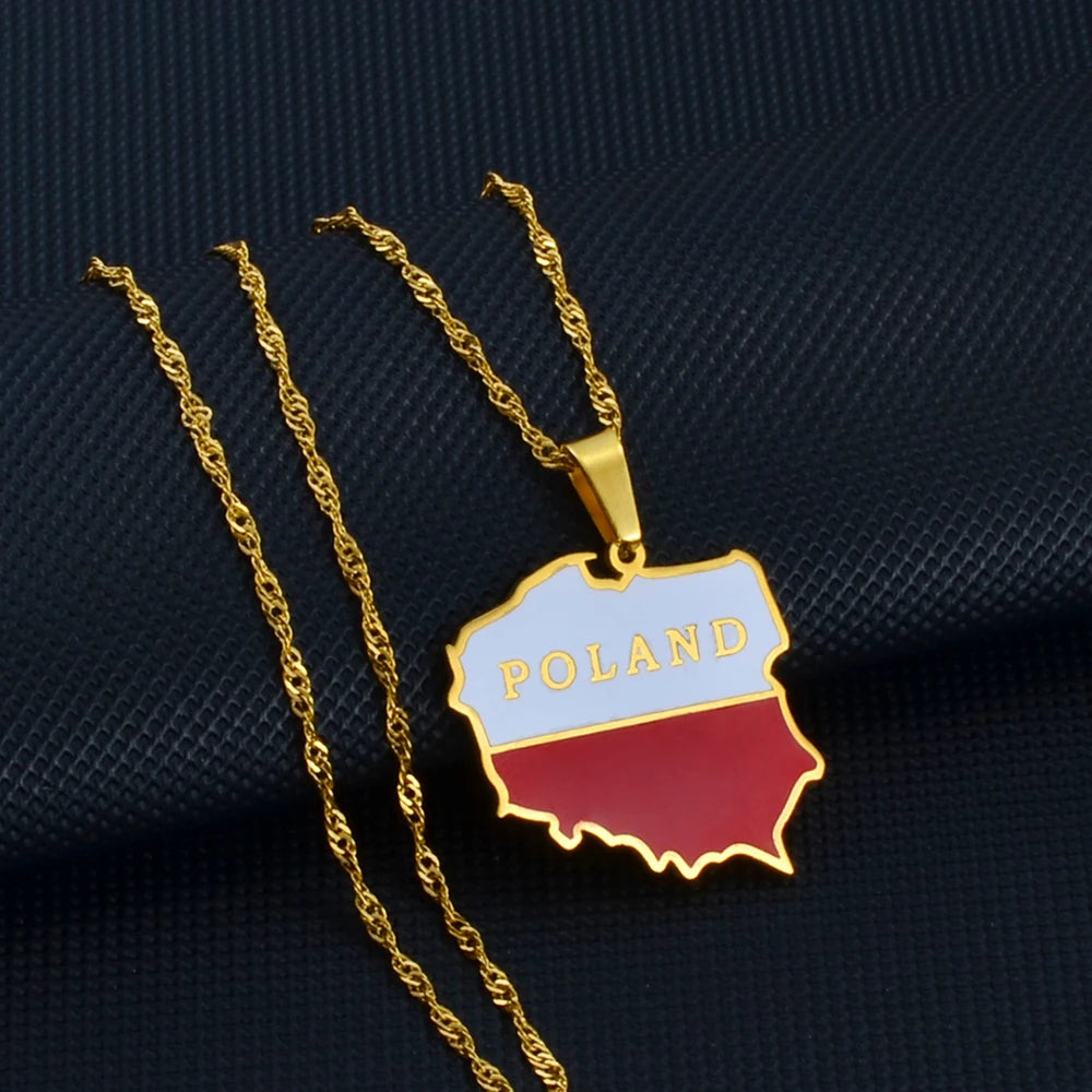 Poland Flag Necklace – Arwino