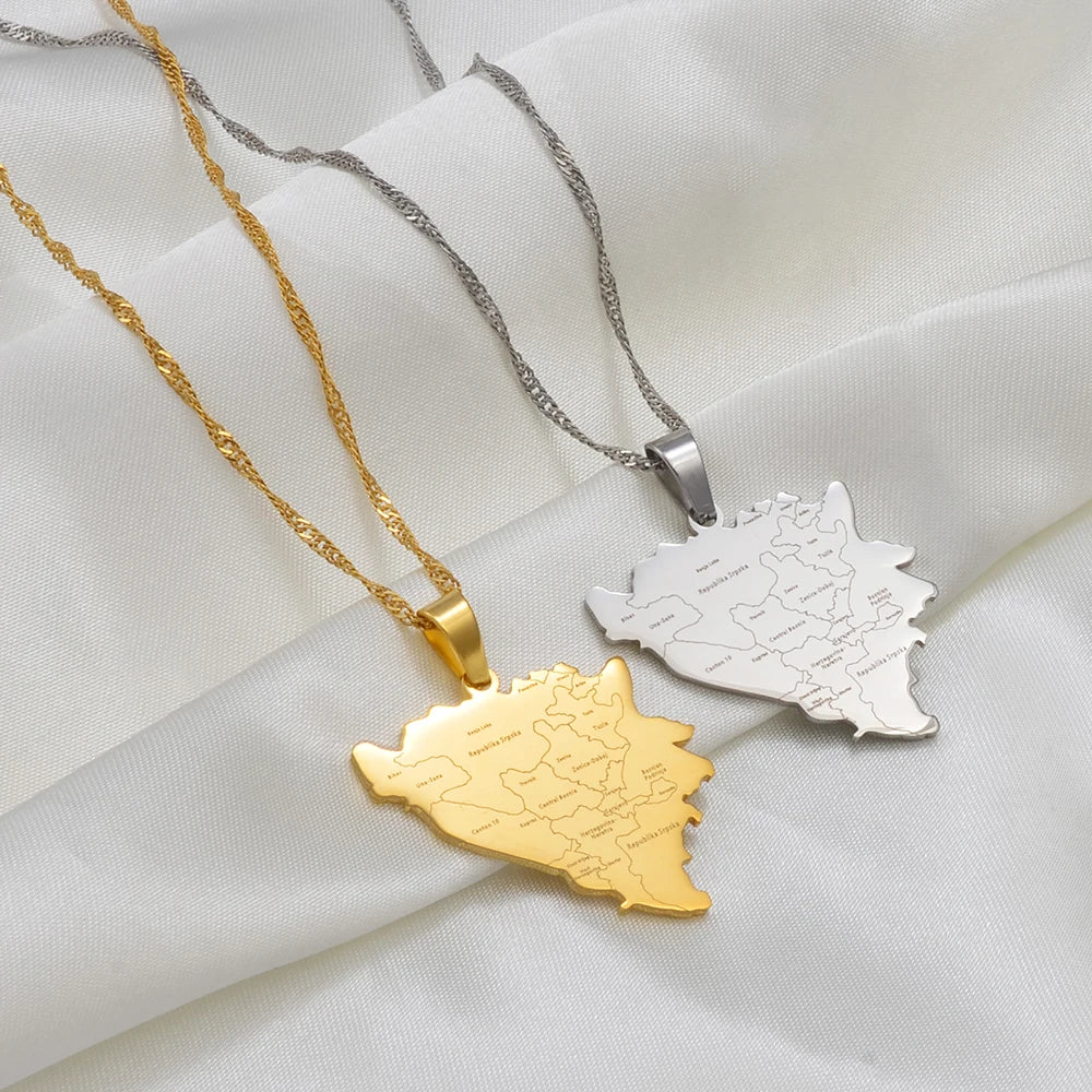 Bosnia and Herzegovina City Necklace – Arwino