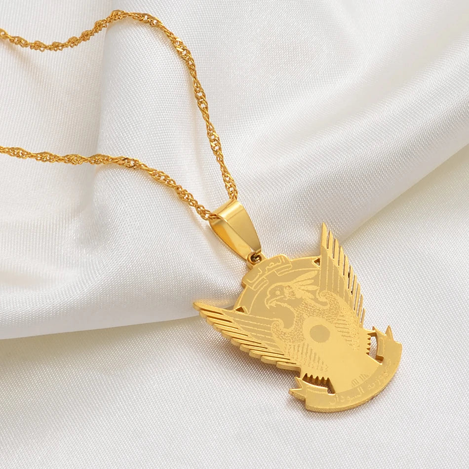 Sudan Eagle Necklace - Arwino