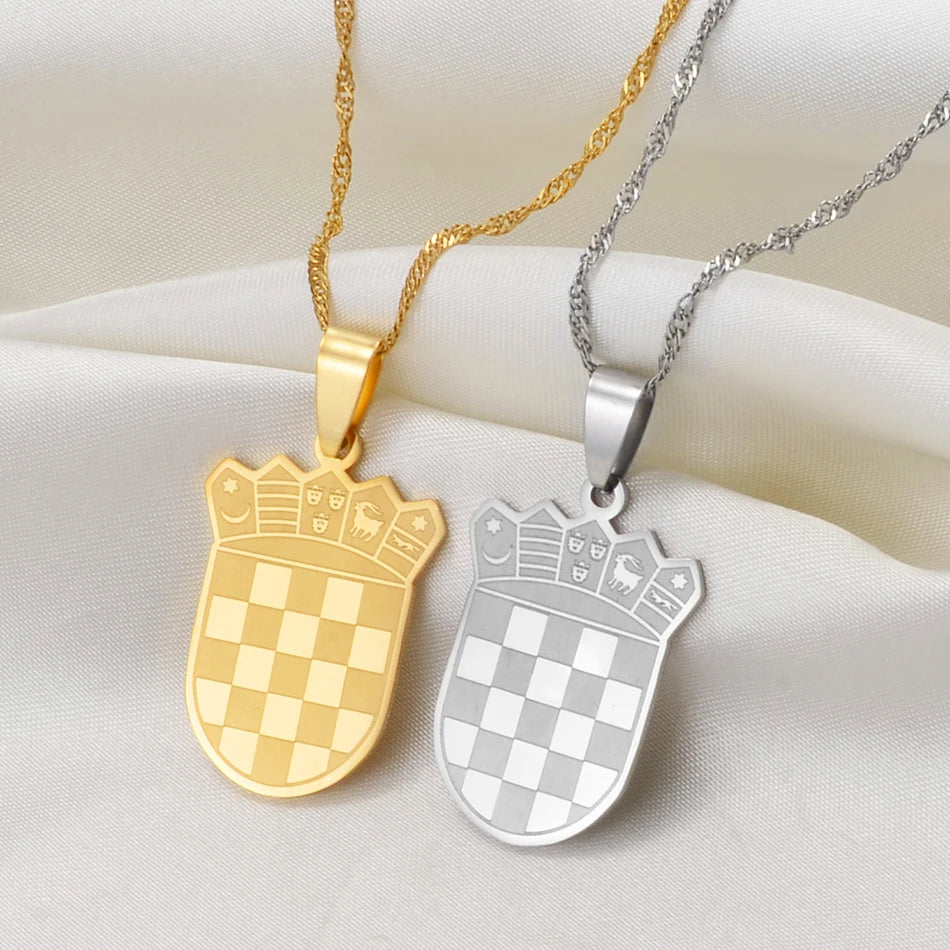 Croatia Flag Necklace – Arwino