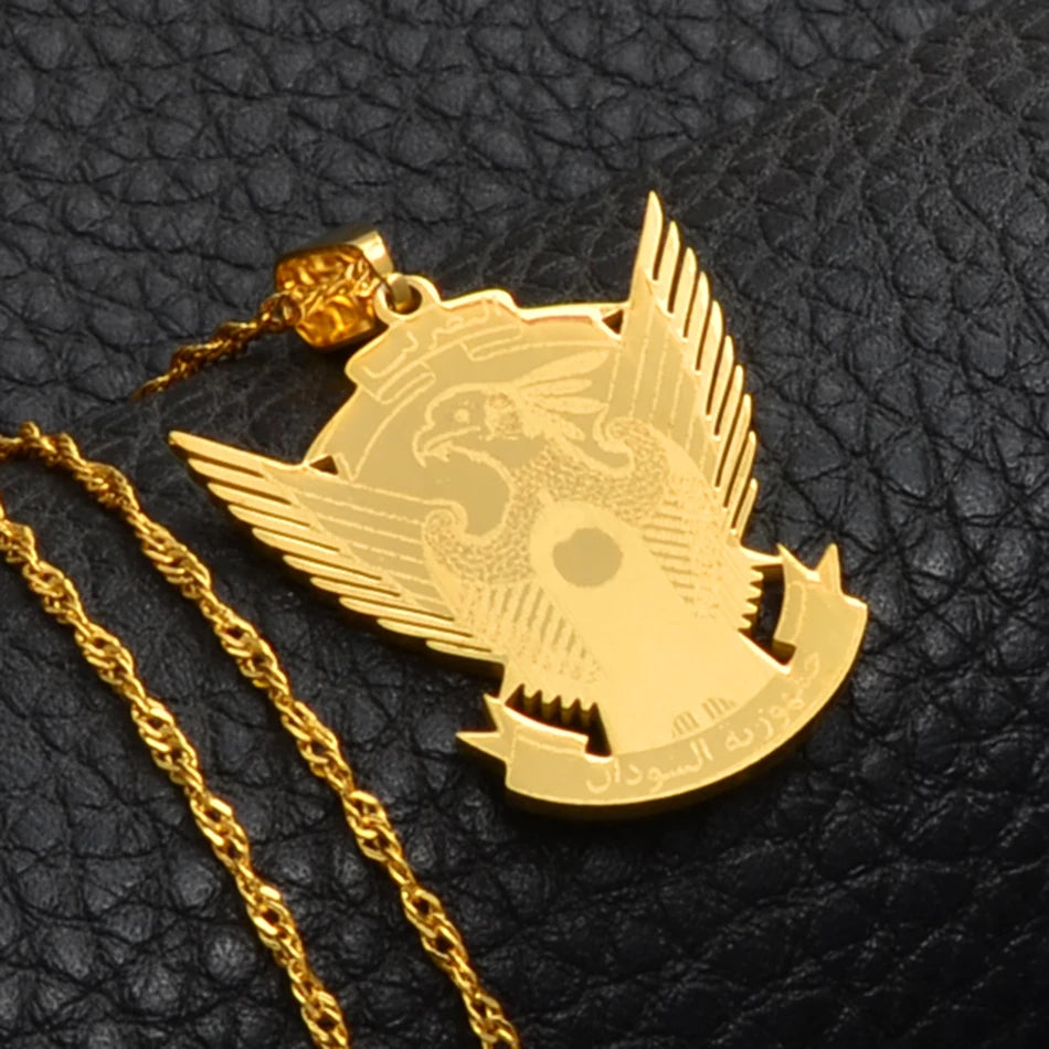 Sudan Eagle Necklace - Arwino
