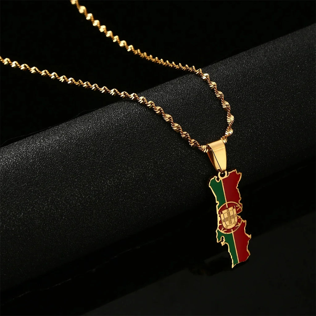 Portugal Flag Necklace – Arwino