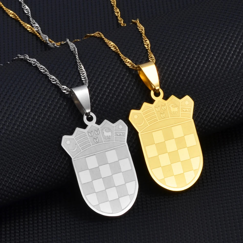 Croatia Flag Necklace – Arwino