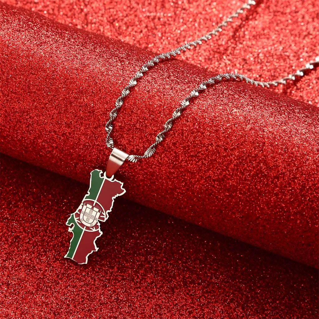 Portugal Flag Necklace – Arwino