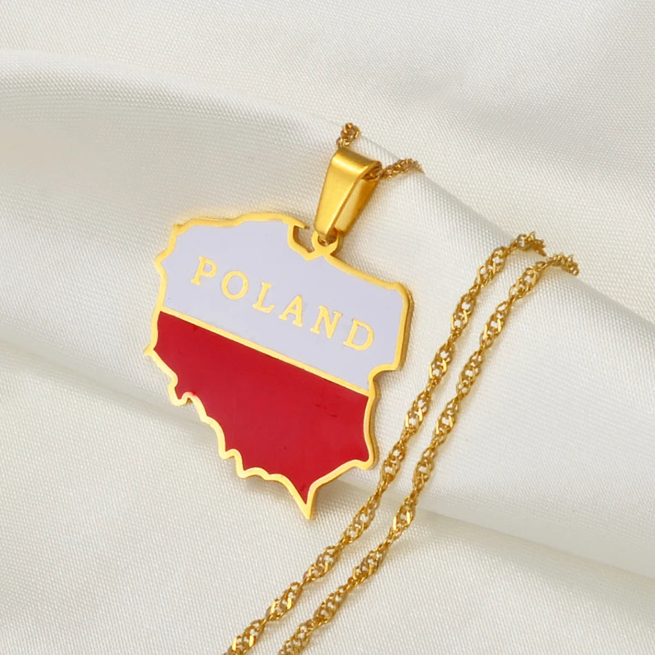 Poland Flag Necklace – Arwino