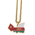 Oman Flag Necklace - Arwino