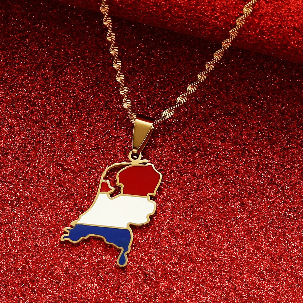 Netherlands Flag Necklace – Arwino