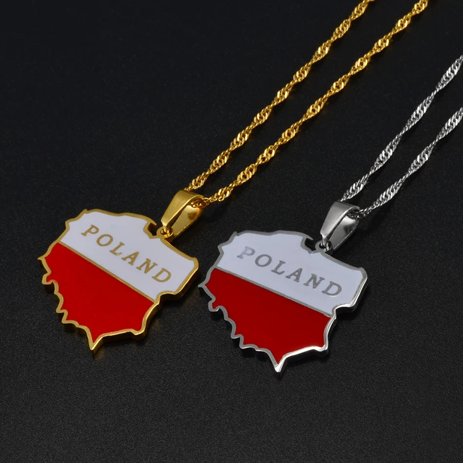 Poland Flag Necklace – Arwino
