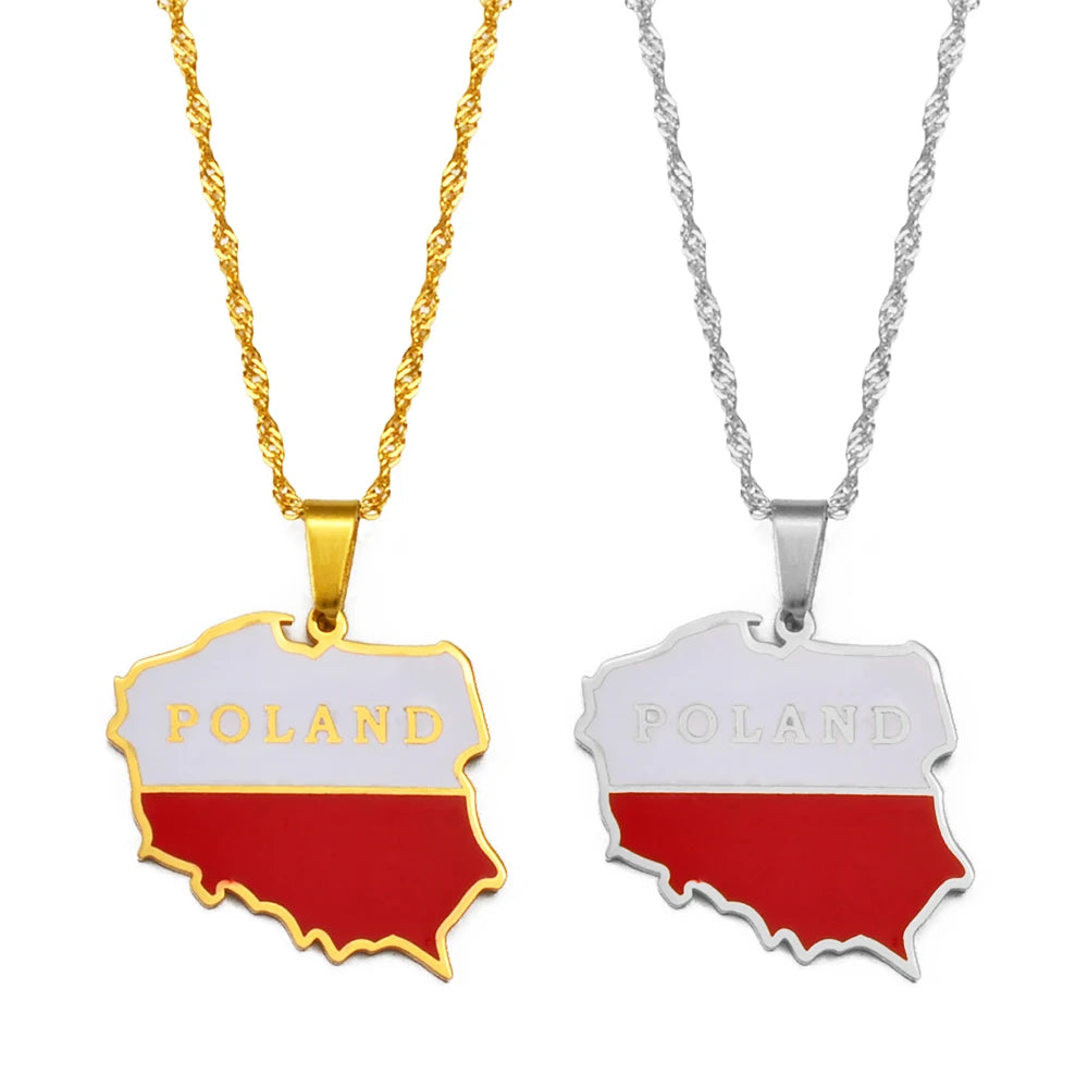 Poland Flag Necklace – Arwino