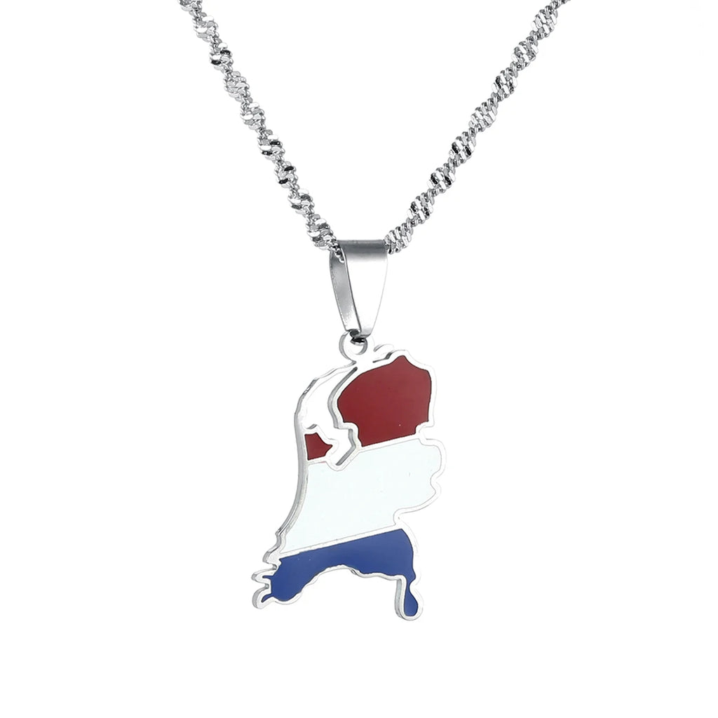 Netherlands Flag Necklace – Arwino