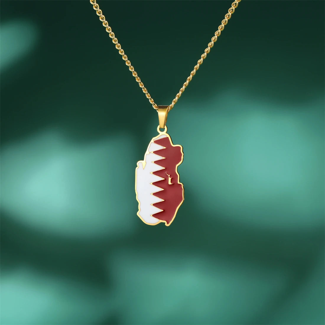 Qatar Flag Necklace – Arwino