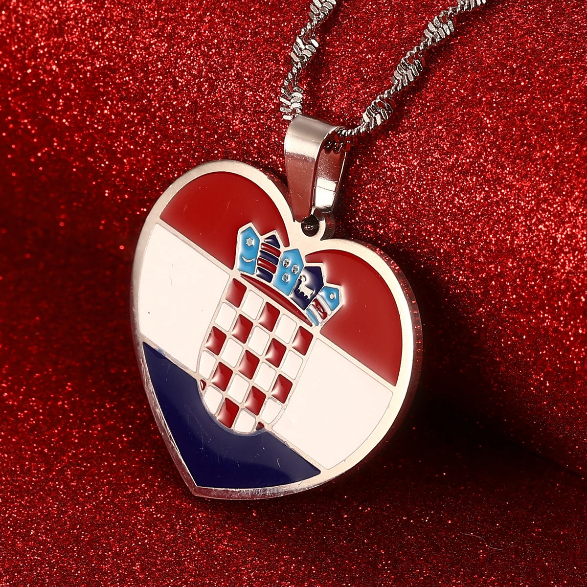 Croatia Flag Necklace – Arwino