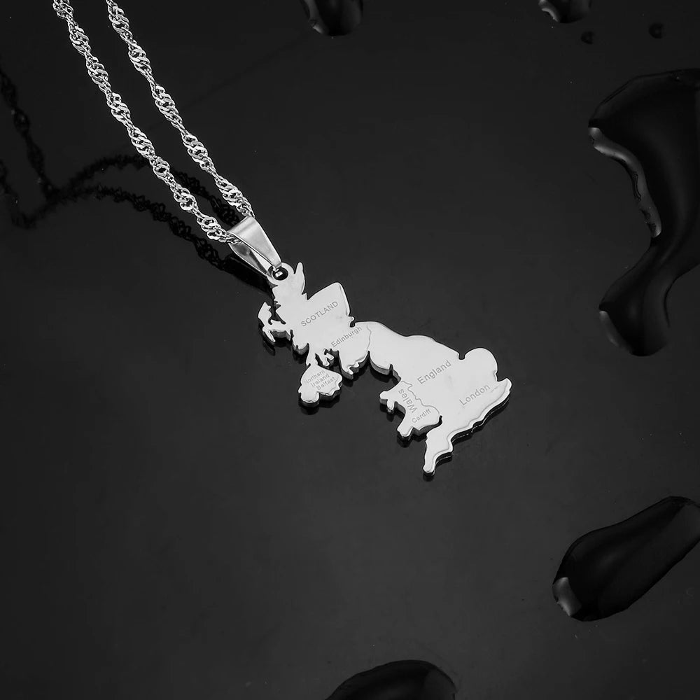 United Kingdom Flag Necklace – Arwino