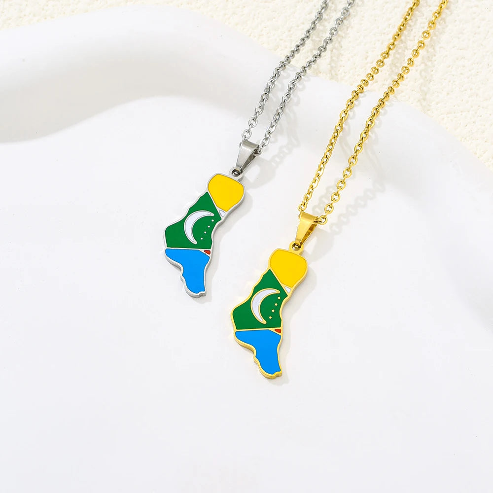 Comoros Flag Necklace – Arwino