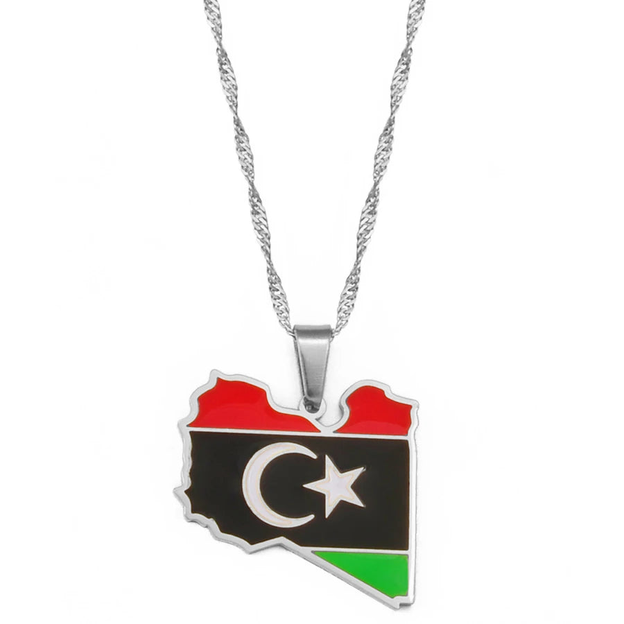 Libya Flag Necklace – Arwino