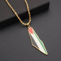 Palestine Flag Necklace – Arwino