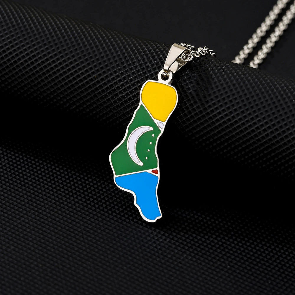 Comoros Flag Necklace – Arwino