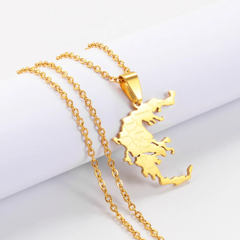 Greece City Necklace – Arwino