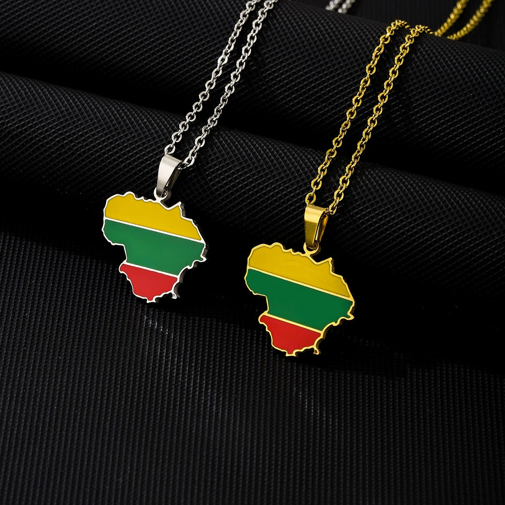 Lithuania Flag Necklace – Arwino