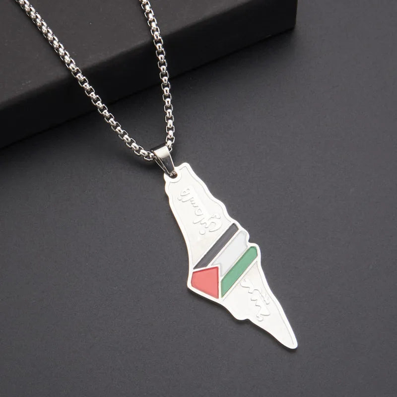 Palestine Flag Necklace – Arwino