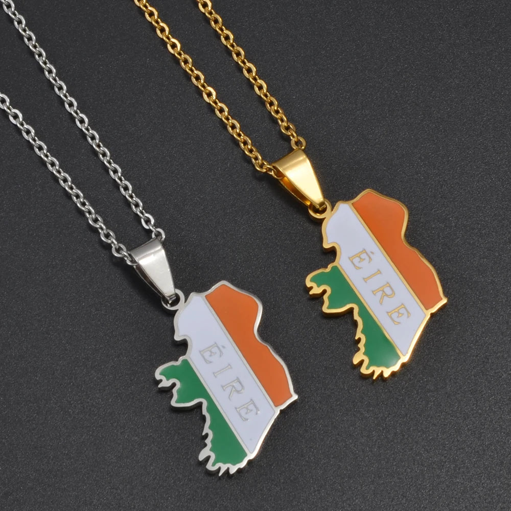 Ireland Flag Necklace – Arwino