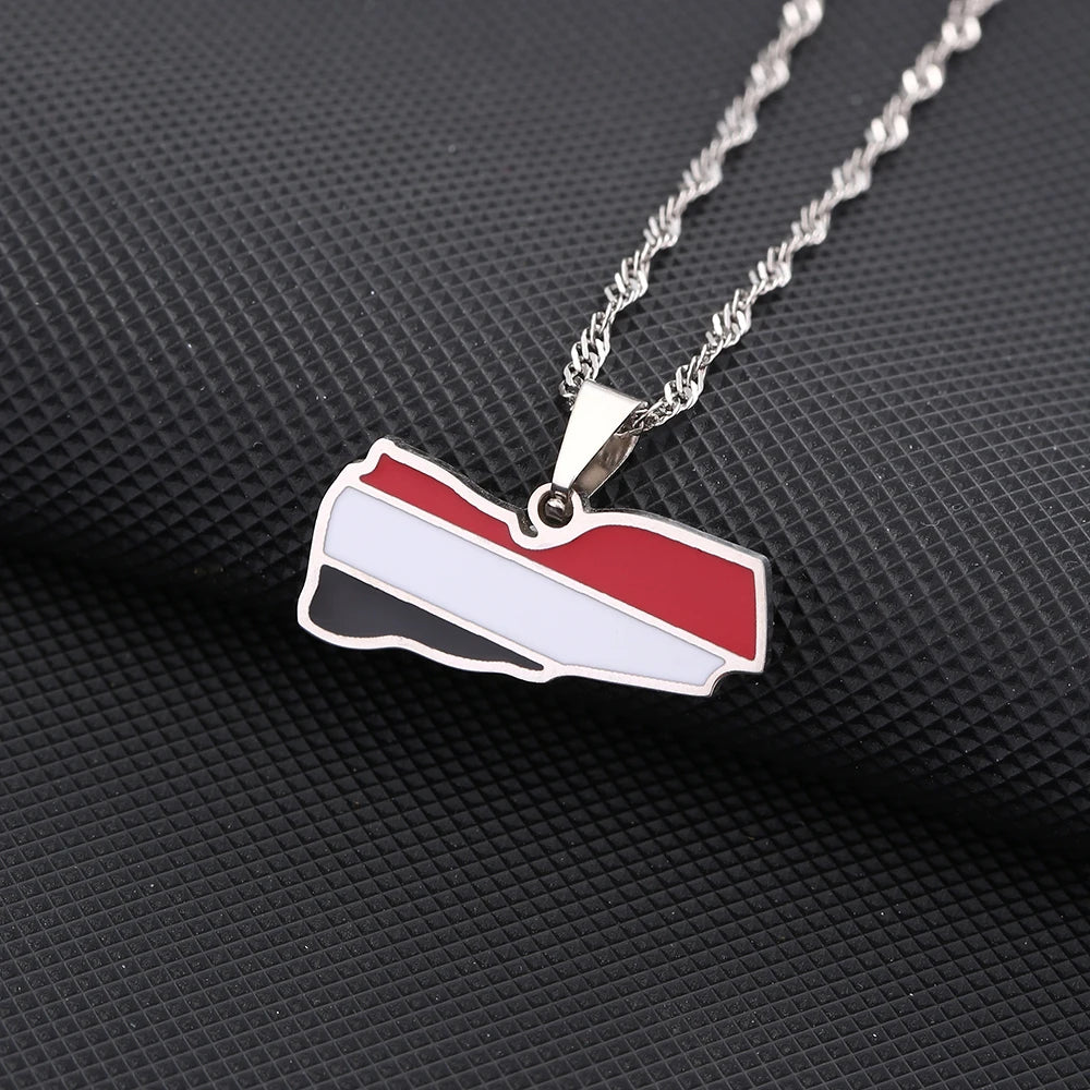 Yemen Flag Necklace – Arwino
