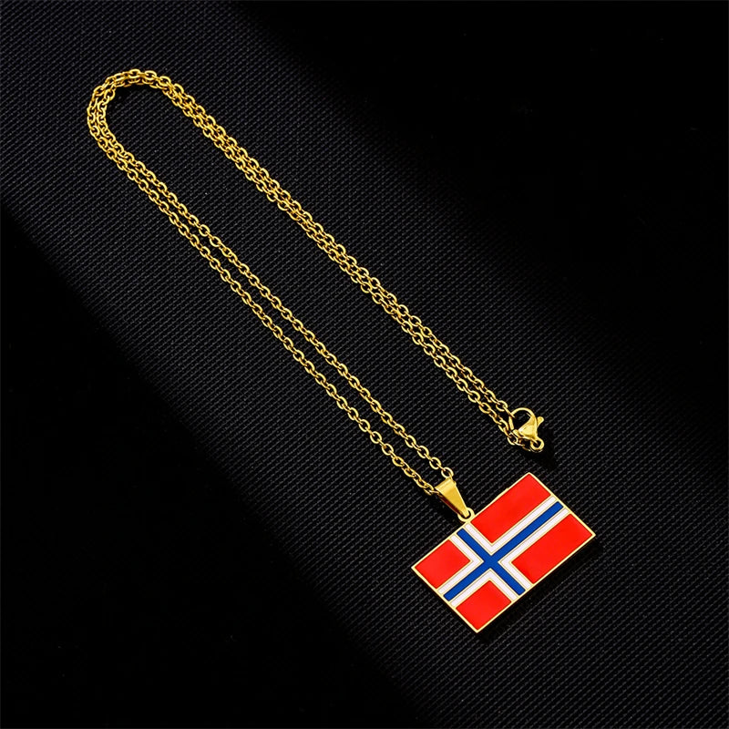 Norway Flag Necklace – Arwino