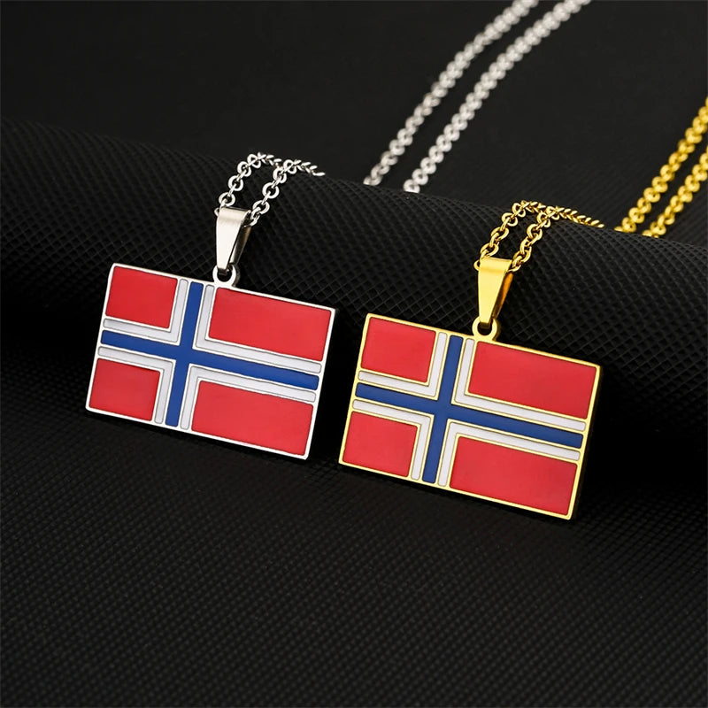 Norway Flag Necklace – Arwino