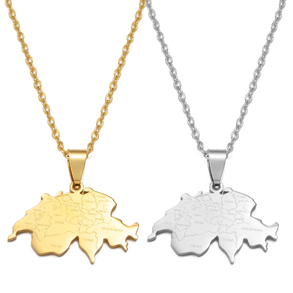 Switzerland City Necklace – Arwino
