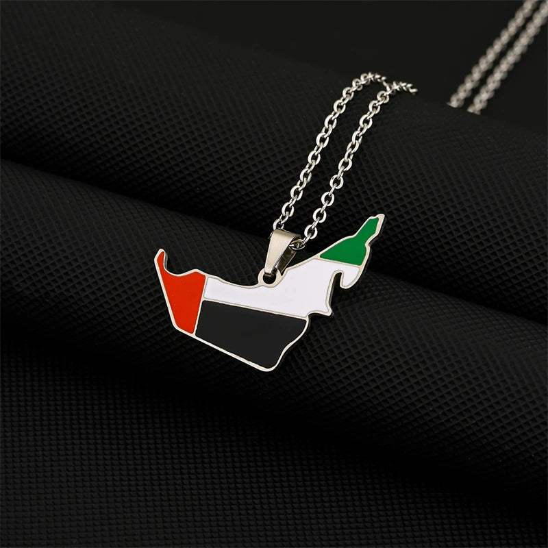 UAE Flag Necklace - Arwino