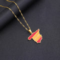 Spain Flag Necklace – Arwino