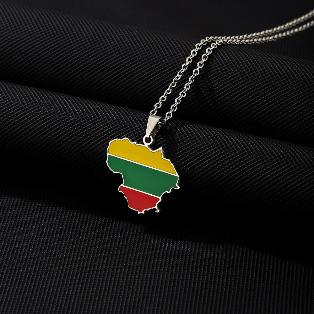 Lithuania Flag Necklace – Arwino