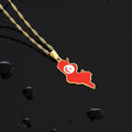Tunisia Flag Necklace – Arwino