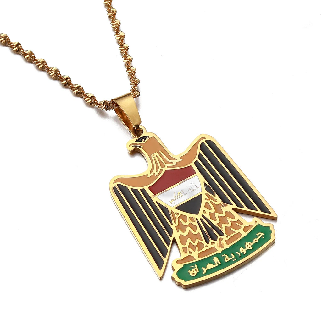 Iraq Eagle Necklace - Arwino