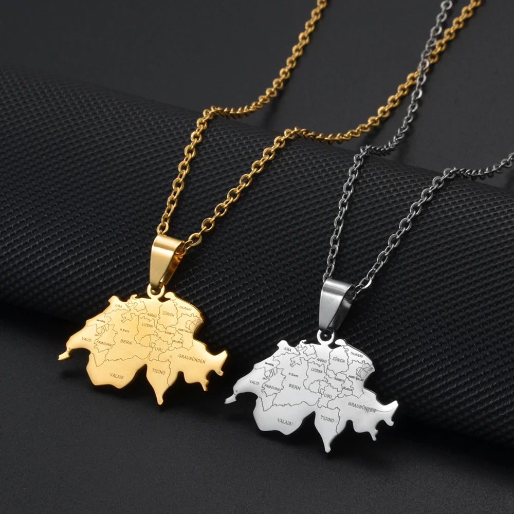Switzerland City Necklace – Arwino