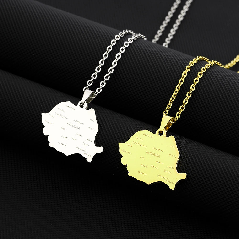 Romania Flag Necklace – Arwino