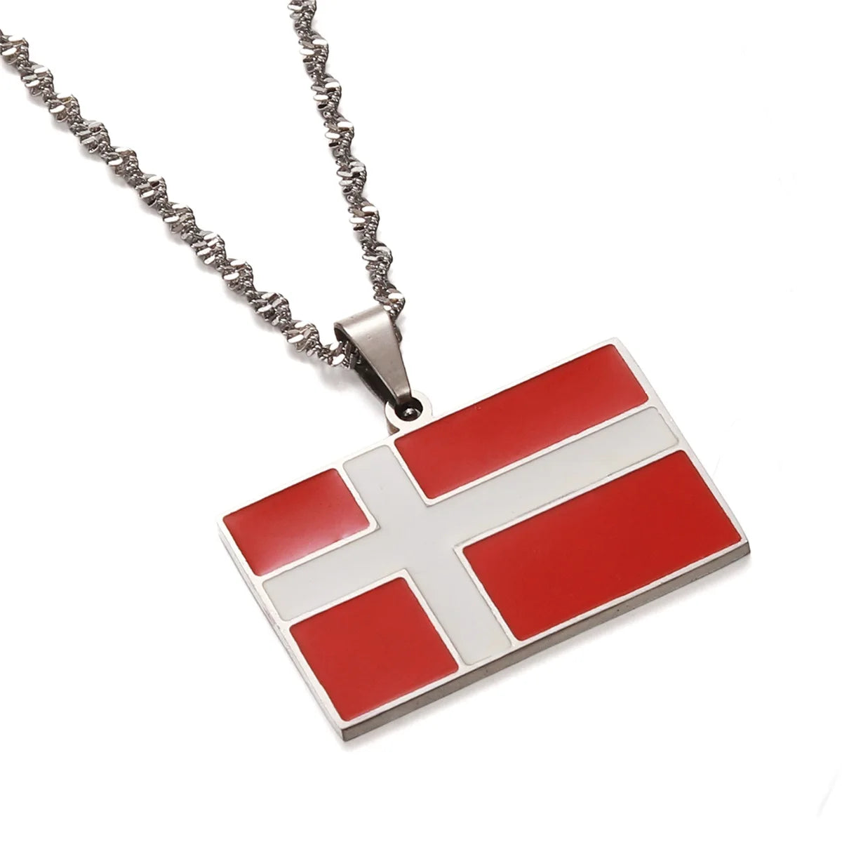 Denmark Flag Necklace – Arwino