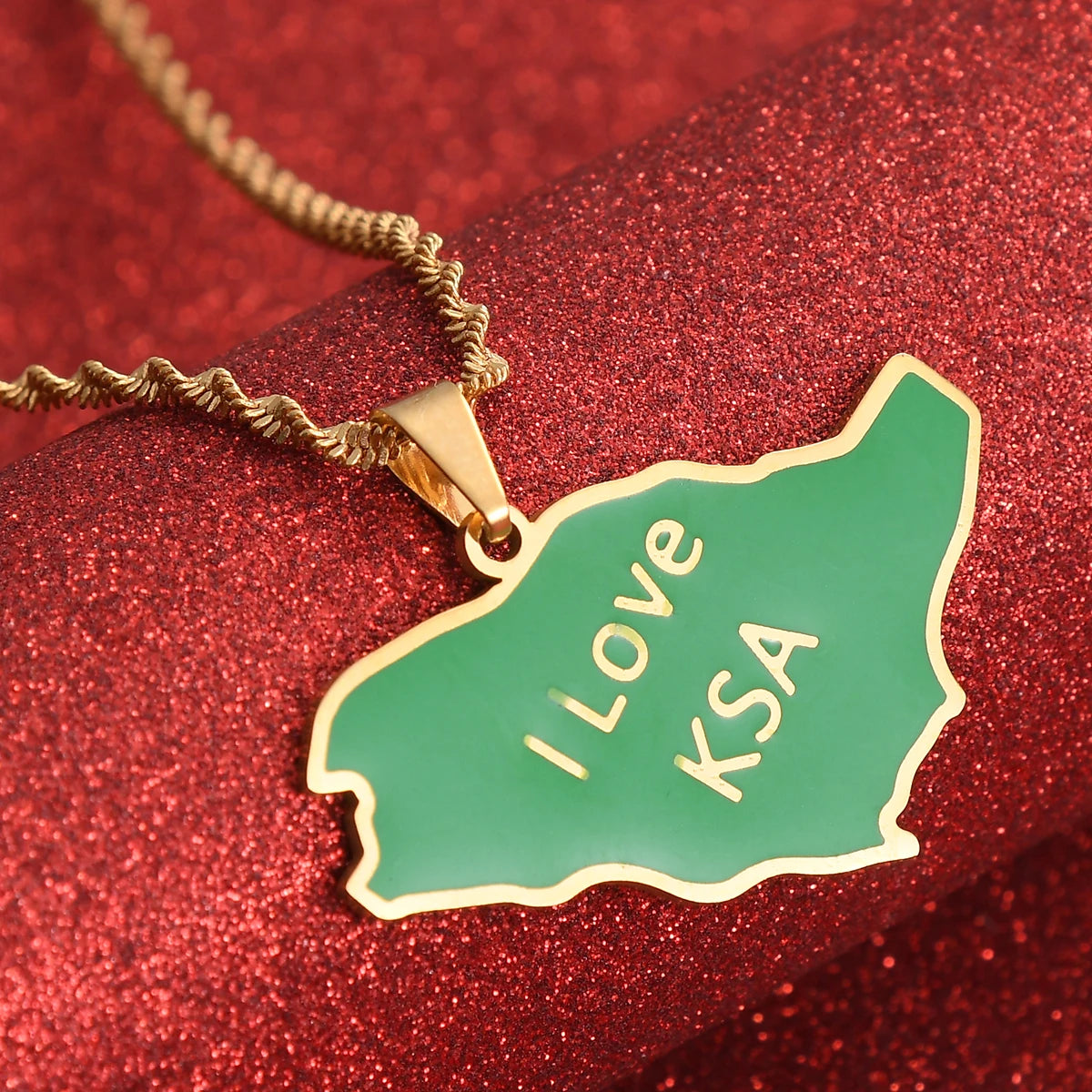 Saudi Arabia Flag Necklace – Arwino