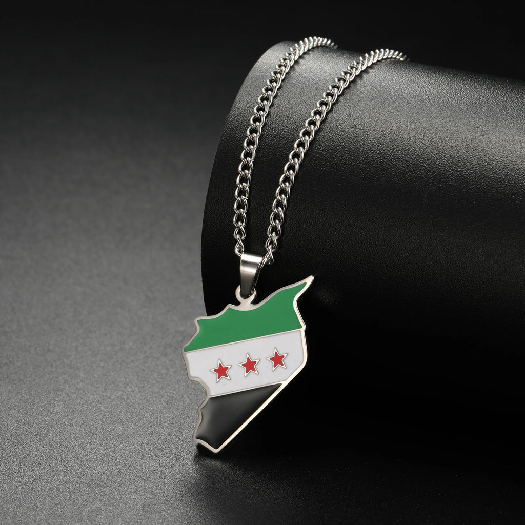 Syria Flag Necklace – Arwino