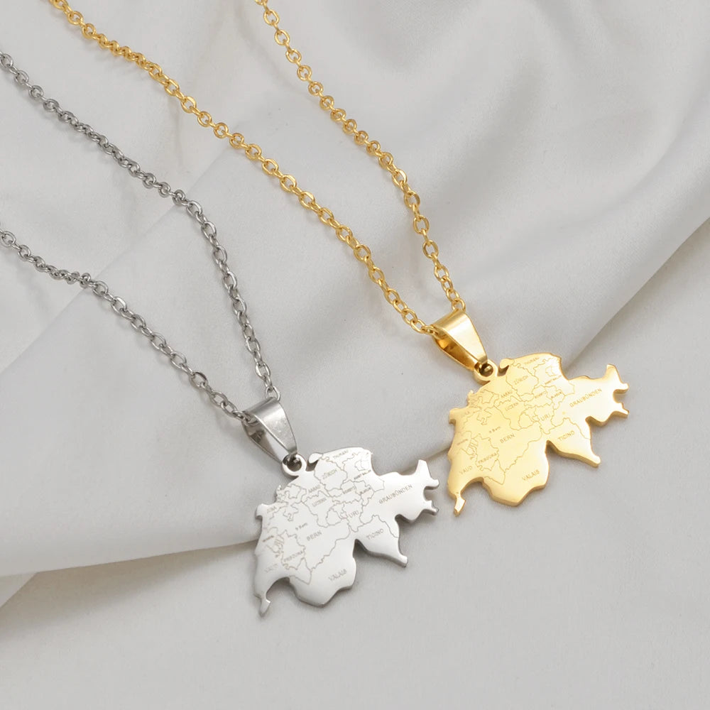 Switzerland City Necklace – Arwino