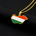 Hungary Flag Necklace – Arwino