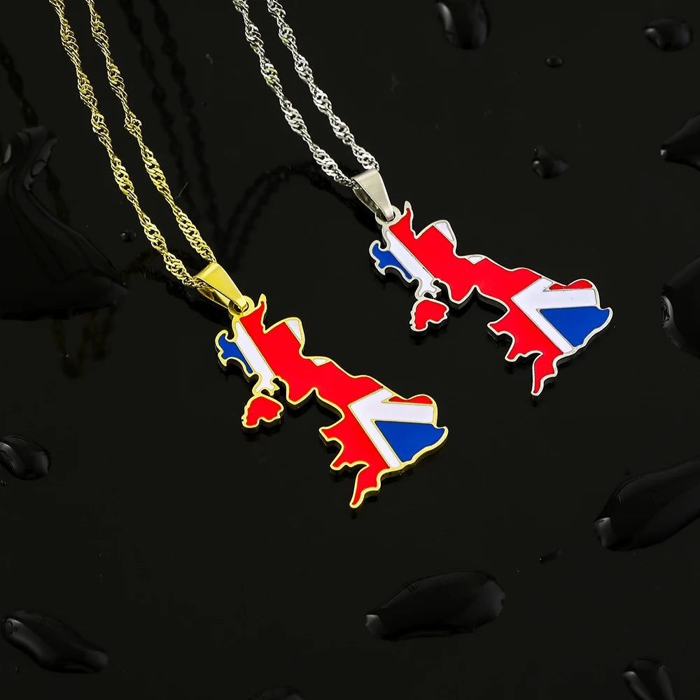 United Kingdom Flag Necklace – Arwino