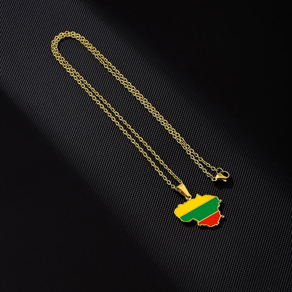 Lithuania Flag Necklace – Arwino