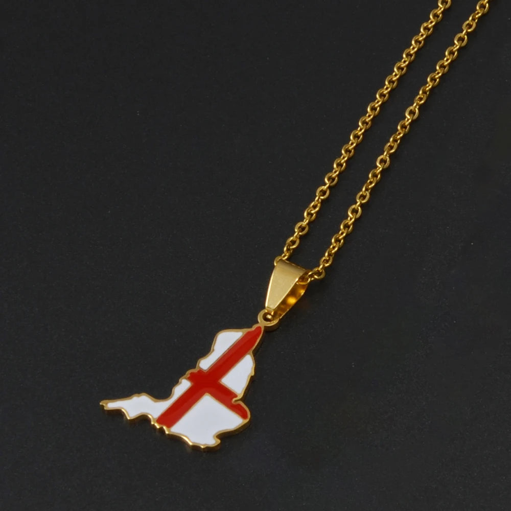 England Flag Necklace – Arwino