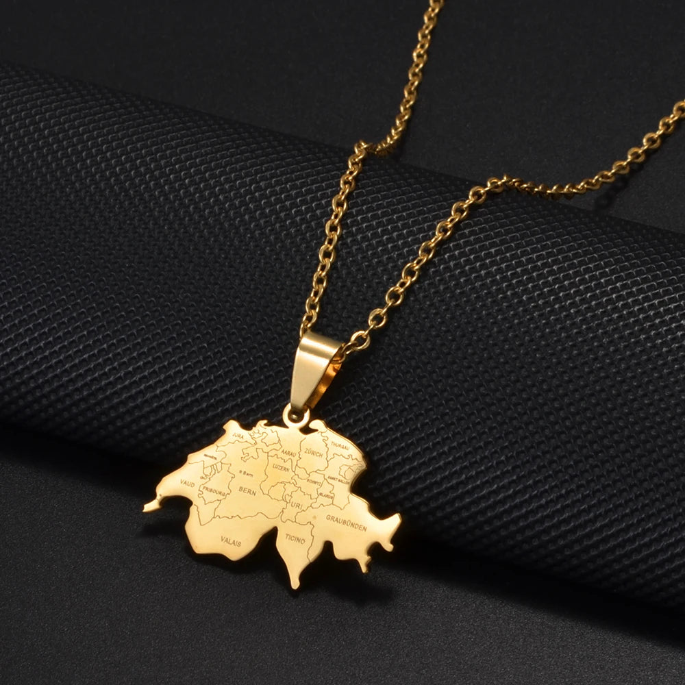 Switzerland City Necklace – Arwino