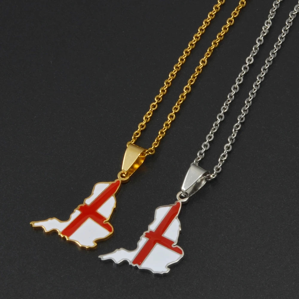 England Flag Necklace – Arwino