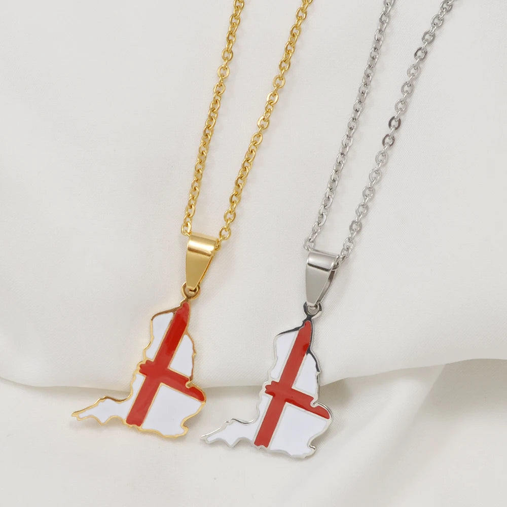 England Flag Necklace – Arwino